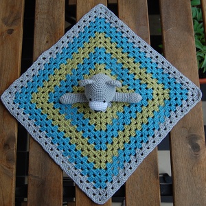 Horgolt macis szundikendő - játék & sport - Meska.hu