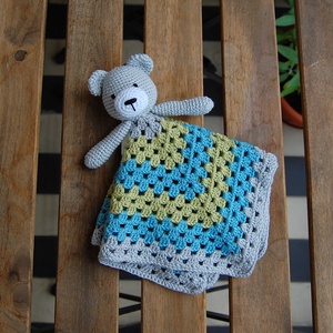 Horgolt macis szundikendő - játék & sport - Meska.hu