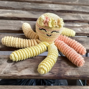 Horgolt polip, Játék & Sport, Plüssállat & Játékfigura, Polip, Horgolás, Hímzés, MESKA
