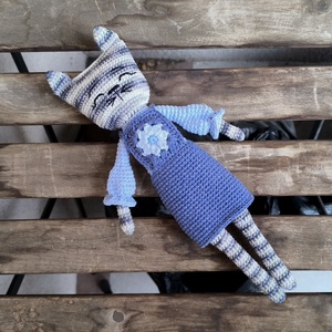 Horgolt cica, Játék & Sport, Plüssállat & Játékfigura, Cica, Horgolás, MESKA