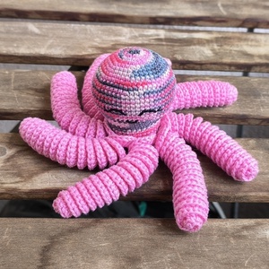 Horgolt polip, Játék & Sport, Plüssállat & Játékfigura, Polip, medúza, Horgolás, Hímzés, MESKA