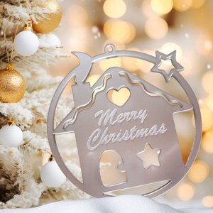 Lézervágott karácsonyi dísz, Merry Christmas - Meska.hu