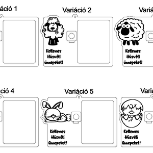 Húsvéti pénz átadó gumicukorral - ünnepi díszek, dekorációk - húsvéti díszek és dekorációk - húsvéti pénzátadó - Meska.hu