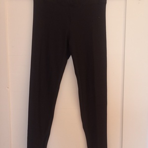 L-es fekete pamut leggings - ruha & divat - női ruha - nadrág - Meska.hu