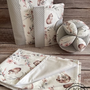 4 részes prémium designer praktikus babalátogató / babaváró szett - Meska.hu