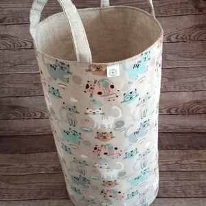 Szennyes ruhatáró kosár / játék tároló - táska & tok - pelenkatáska - pelenkatartó tok - Meska.hu