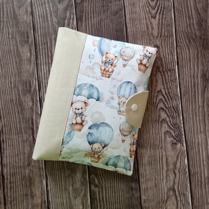 Pelenkatartó táska + egészségügyi kiskönyv borító - játék & sport - babalátogató ajándékcsomag - Meska.hu