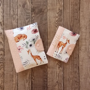 Pelenkatartó táska + egészségügyi kiskönyv borító - Meska.hu