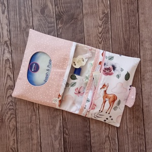 Pelenkatartó táska + egészségügyi kiskönyv borító - táska & tok - pelenkatáska - pelenkatartó tok - Meska.hu