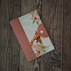 Pelenkatartó táska + egészségügyi kis könyv borító  késztermék - baba - mama - pelenkázó neszeszer, pelenkatartó - Meska.hu