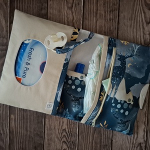 Prémium designer pelenkatartó táska + pelenkázó alátét szett - táska & tok - pelenkatáska - pelenkatartó tok - Meska.hu