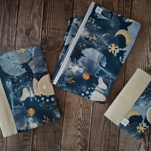 3 részes prémium designer praktikus babalátogató / babaváró szett - Meska.hu