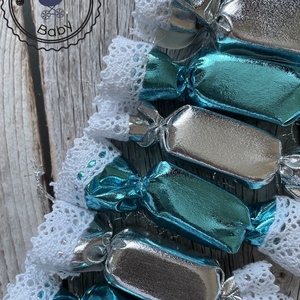 5db-os textil szaloncukor csomag - karácsony - karácsonyi lakásdekoráció - karácsonyi lakásdíszek - Meska.hu