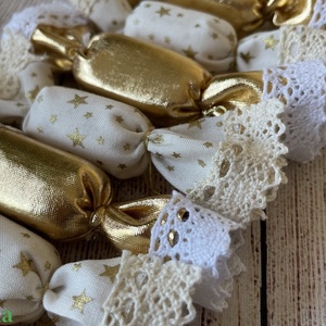 5db-os textil szaloncukor csomag - karácsony - karácsonyi lakásdekoráció - karácsonyi lakásdíszek - Meska.hu