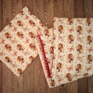 ovis párnahuzat vagy lapos párna 40 x 50 cm - játék & sport - ovis felszerelés - ovis szett - Meska.hu