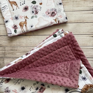 Baba ágyneműgarnitúra (takaró + lapos  párna), Baba - mama, Baba ágynemű, Babatakaró, gyerek pléd, Varrás, MESKA