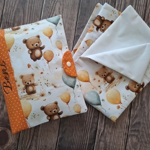 Prémium designer pelenkatartó táska + pelenkázó alátét szett, Baba - mama, Pelenkázó, babafürdető kellékek, Pelenkázó szett, Varrás, MESKA