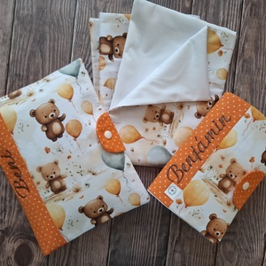 Prémium designer pelenkatartó táska + pelenkázó alátét szett - baba - mama - pelenkázó, babafürdető kellékek - pelenkázó szett - Meska.hu