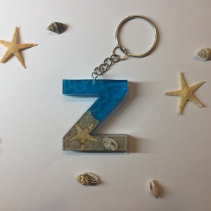 Kulcstartó Tenger széria  Z betű, Táska & Tok, Kulcstartó & Táskadísz, Kulcstartó, Ékszerkészítés, MESKA