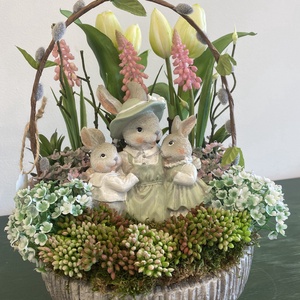 Nyuszis dísz - Meska.hu