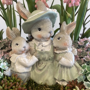 Nyuszis dísz - otthon & életmód - dekoráció - húsvéti asztaldíszek - Meska.hu