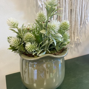 Kerámia virágos dísz  - otthon & életmód - dekoráció - asztal és polc dekoráció - asztaldísz - Meska.hu