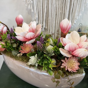 Magnólia virágos dísz - Meska.hu