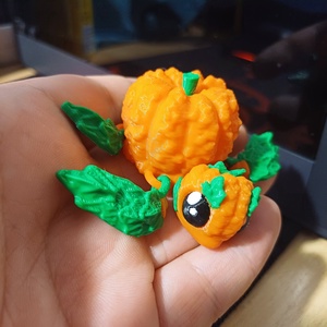 Halloweeni tök teknős - Meska.hu