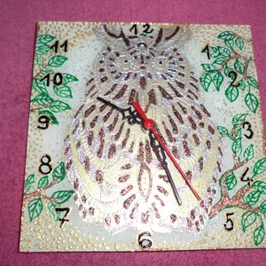  Mandala óra baglyos - otthon & életmód - dekoráció - fali és függő dekoráció - falióra & óra - Meska.hu