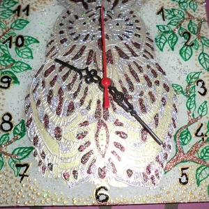  Mandala óra baglyos - otthon & életmód - dekoráció - fali és függő dekoráció - falióra & óra - Meska.hu