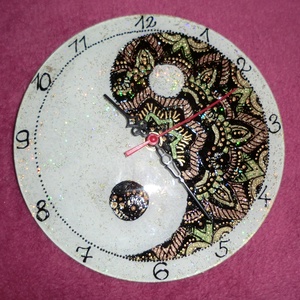 mandala falióra - otthon & életmód - dekoráció - fali és függő dekoráció - falióra & óra - Meska.hu