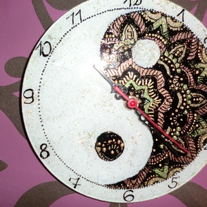 mandala falióra - otthon & életmód - dekoráció - fali és függő dekoráció - falióra & óra - Meska.hu