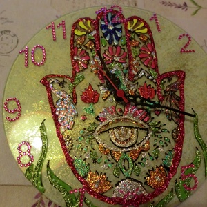 mandala óra - Meska.hu