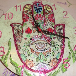 mandala óra - otthon & életmód - dekoráció - fali és függő dekoráció - falióra & óra - Meska.hu