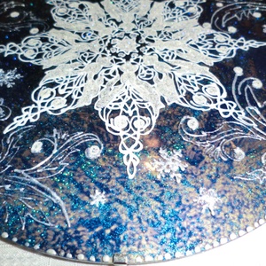 mandala hópehely - otthon & életmód - dekoráció - spiritualitás - mandala - Meska.hu