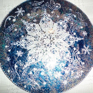 mandala hópehely - otthon & életmód - dekoráció - spiritualitás - mandala - Meska.hu