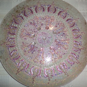 mandala, Otthon & Lakás, Dekoráció, Spiritualitás, Mandala, Üvegművészet, Festészet, Meska