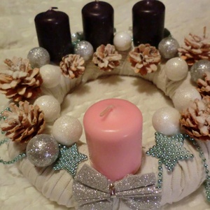 Adventi koszorú - karácsony - adventi díszek - adventi koszorú - Meska.hu