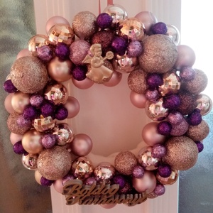 Ajtó kopogtató karácsonyi  - karácsony - karácsonyi lakásdekoráció - karácsonyfadíszek - Meska.hu