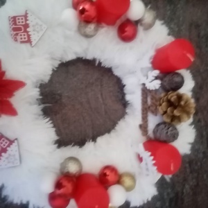 Adventi koszorú  - karácsony - adventi díszek - adventi asztaldísz - Meska.hu