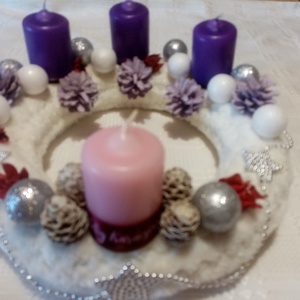 Adventi koszorú  - karácsony - adventi díszek - adventi koszorú - Meska.hu