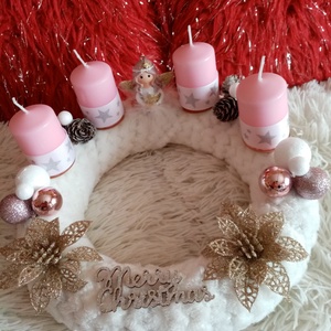 Adventi koszorú  - karácsony - adventi díszek - adventi asztaldísz - Meska.hu
