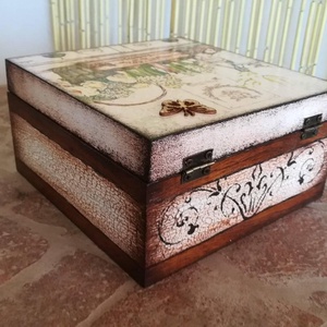 Ékszerdoboz ,Teásdoboz, doboz,teatartó  ,tároló - ékszer - ékszertartó - ékszerdoboz - Meska.hu