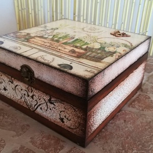Ékszerdoboz ,Teásdoboz, doboz,teatartó  ,tároló - ékszer - ékszertartó - ékszerdoboz - Meska.hu