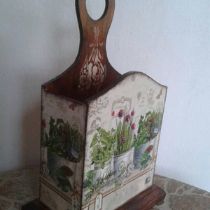 eszköztartó,fésű tartó,fakanál tartó - otthon & életmód - konyhafelszerelés, tálalás - Meska.hu