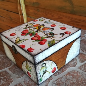 Ékszerdoboz ,Teásdoboz, doboz,teatartó  ,tároló - ékszer - ékszertartó - ékszerdoboz - Meska.hu