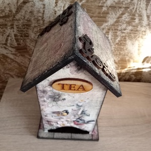 teaház, tea tartó - otthon & életmód - konyhafelszerelés, tálalás - konyhai tárolás - tea & kávé tárolás - Meska.hu