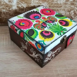 Ékszerdoboz ,Teásdoboz, doboz,teatartó  ,tároló - ékszer - ékszertartó - ékszerdoboz - Meska.hu