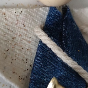 Karácsonyi angyalka csengővel , Karácsony, Adventi díszek, Adventi gyertyadíszek és koszorúdíszek, Csomózás, Mindenmás, MESKA