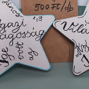 Hűtőmágnes, kézzel írt Igés , Otthon & Életmód, Konyhafelszerelés, tálalás, Konyhai dekoráció, Hűtőmágnes, Festett tárgyak, MESKA